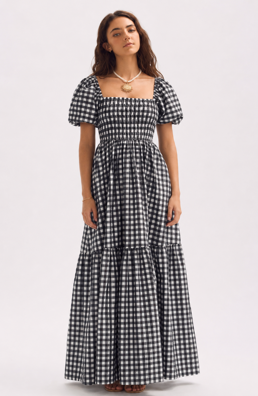 Jovera Joyce Amélie Gingham Élan Dress