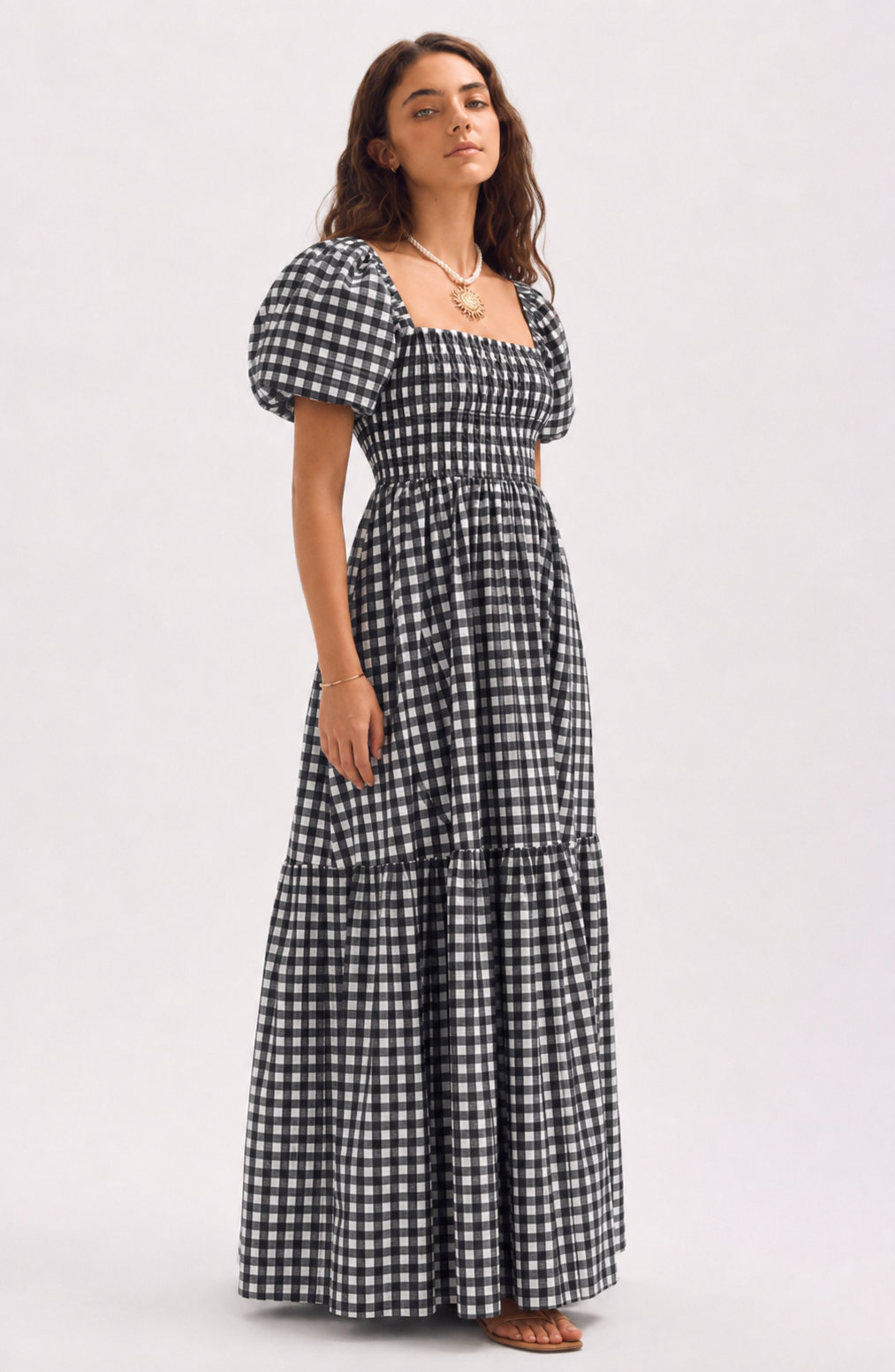 Jovera Joyce Amélie Gingham Élan Dress
